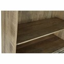 Estantería DKD Home Decor Negro Metal Marrón oscuro Madera de mango 100 x 40 x 180 cm