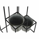 Vaso DKD Home Decor Grigio Metallo Consumato 34 x 34 x 71 cm Rotondo