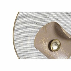 Decoração de Parede DKD Home Decor Espelho Cinzento Dourado Metal Terracota Moderno Círculos (96,5 x 7 x 59 cm)