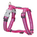 Arnês para Cães Red Dingo Osso Refletor 25-39 cm Fúcsia