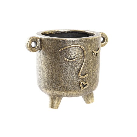 Jarrón DKD Home Decor Dorado Magnesio Moderno Cara 33 x 23 x 25,5 cm Jarrón DKD Home Decor Dorado Magnesio Moderno Cara 33 x 23 x 25,5 cm