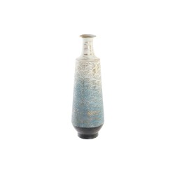 Vaso DKD Home Decor Metal Tricolor Árabe (19 x 19 x 56 cm)