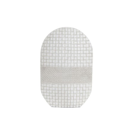Vaso DKD Home Decor Branco Resina Moderno (30 x 10 x 45 cm)