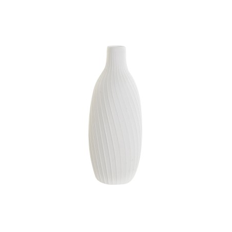 Vaso DKD Home Decor Cerâmica Branco (8 x 8 x 19,5 cm)