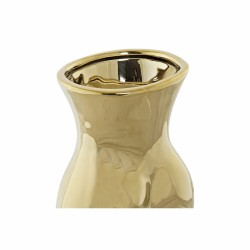 Jarrón DKD Home Decor Dorado Gres 17 x 12 x 21 cm (2 Unidades)