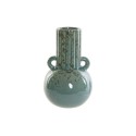 Vase DKD Home Decor aus Keramik grün (13 x 13 x 21 cm)
