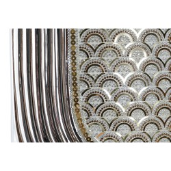 Vaso DKD Home Decor Prateado Dourado Grés (24 x 13 x 47 cm)