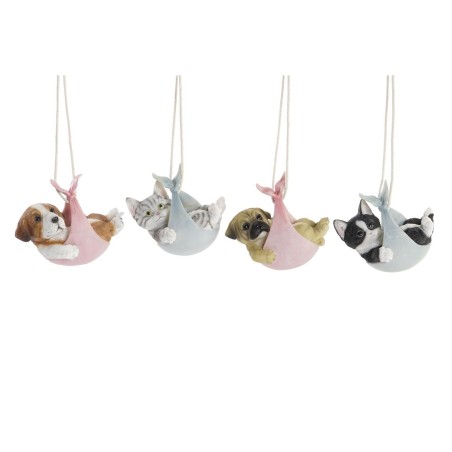 Statua Decorativa DKD Home Decor Multicolore Cane 18 x 12,5 x 16 cm (4 Unità) Statua Decorativa DKD Home Decor Multicolore Cane 18 x 12,5 x 16 cm (4 Unità)