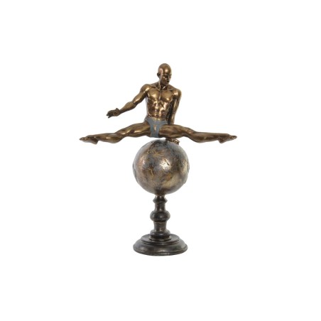 Statua Decorativa DKD Home Decor Dorato Resina Ginnasta Moderno (36 x 19 x 46 cm) Statua Decorativa DKD Home Decor Dorato Resina Ginnasta Moderno (36 x 19 x 46 cm)