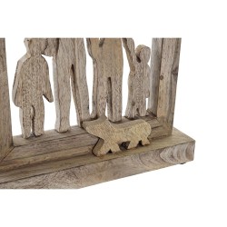 Decorative Figure DKD Home Decor Brown Mango wood Modern Family (30 x 8 x 39 cm)
