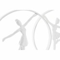 Statua Decorativa DKD Home Decor 23 x 9 x 33 cm Bianco Ballerina Classica (2 Unità)