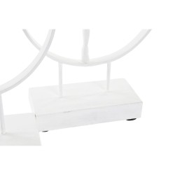Statua Decorativa DKD Home Decor 23 x 9 x 33 cm Bianco Ballerina Classica (2 Unità)