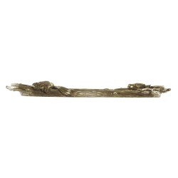Plateau DKD Home Decor Miroir Doré Résine Oiseaux (45 x 27 x 3,7 cm)