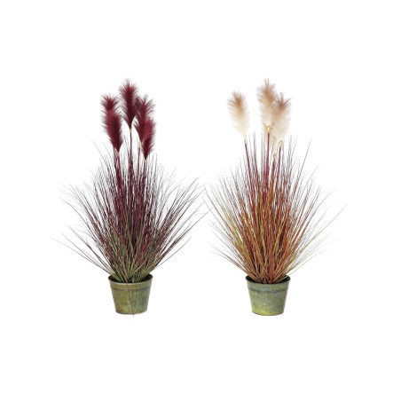 Pianta Decorativa DKD Home Decor Secchio 30 x 30 x 106 cm Arancio Polietilene Bordeaux Ottone (2 Unità) Pianta Decorativa DKD Home Decor Secchio 30 x 30 x 106 cm Arancio Polietilene Bordeaux Ottone (2 Unità)