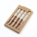 Set de Cuchillos Amefa 497511NT01PK4 Marrón Metal 4 Piezas 21,5 cm (4 Unidades)