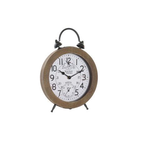 Reloj de Mesa DKD Home Decor Natural MDF Blanco Hierro (24 x 5 x 30 cm) Reloj de Mesa DKD Home Decor Natural MDF Blanco Hierro (24 x 5 x 30 cm)