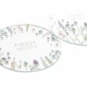 Lantern DKD Home Decor Crystal Multicolour Butterfly (10 x 10 x 1 cm) (2 unidades)