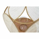 Lanterna DKD Home Decor Cristallo Naturale Marrone Bambù Orientale 42 x 42 x 55 cm