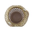 Lantern DKD Home Decor 26,5 x 26,5 x 22 cm Aged finish Crystal Golden Metal Arab