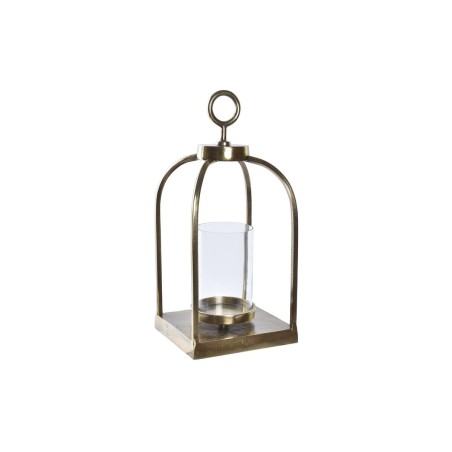 Lanterna DKD Home Decor Cristallo Dorato Alluminio (19 x 19 x 43 cm) Lanterna DKD Home Decor Cristallo Dorato Alluminio (19 x 19 x 43 cm)