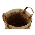 Korb-Set DKD Home Decor Bambus Tropical 40 x 40 x 24 cm