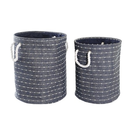 Korb-Set DKD Home Decor Polyester (38 x 38 x 47 cm) Korb-Set DKD Home Decor Polyester (38 x 38 x 47 cm)