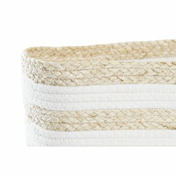 Cestino DKD Home Decor 28 x 20 x 18 cm Fibra naturale