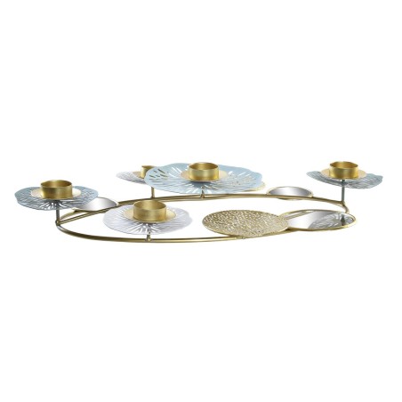 Pot à Bougie DKD Home Decor Miroir Doré Métal Menthe Nénuphar (54 x 33 x 8 cm) Pot à Bougie DKD Home Decor Miroir Doré Métal Menthe Nénuphar (54 x 33 x 8 cm)