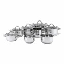 Panela com Tampa de Vidro Quid Metal Aço