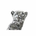 Figura Decorativa DKD Home Decor Prateado Leopardo Resina (19,5 x 16 x 31,5 cm)