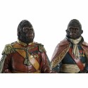 Statua Decorativa DKD Home Decor 14 x 12,5 x 31,5 cm Marrone Multicolore Coloniale Gorilla (2 Unità)