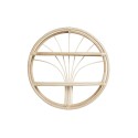 Estantes DKD Home Decor De parede Natural Rotim 2 Prateleiras (60 x 14 x 60 cm)