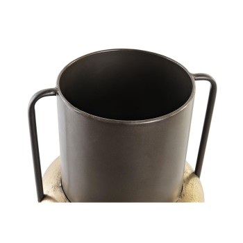 Vaso DKD Home Decor Preto Cobre Metal Vintage 20 x 20 x 33 cm