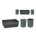 Set da Bagno Berilo Antracite Plastica