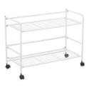 Estantes Confortime Branco Ferro Dobrável Com rodas (67 x 30 x 44,8 cm)