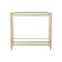 Carrello da Portata DKD Home Decor Dorato Metallo Cristallo 80 x 28 x 81 cm