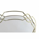 Plateau apéritif DKD Home Decor Miroir Métal (30 x 30 x 5 cm)