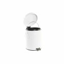 Secchio per la Spazzatura DKD Home Decor Bianco Ferro Di base (20 x 25 x 31 cm) (5 L)