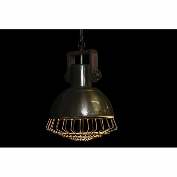 Candeeiro de teto DKD Home Decor Prateado Castanho Prata 50 W (31 x 31 x 44 cm)