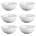 Schalenset Luminarc Diwali Weiß Glas (18 cm) (6 pcs)
