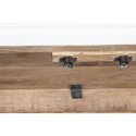 Stand Espositore DKD Home Decor 110 x 45 x 200 cm Cristallo Alluminio Legno di mango