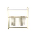 Porte-revues DKD Home Decor Miroir Doré Métal (76 x 35 x 83 cm)