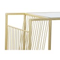 Porte-revues DKD Home Decor Doré Métal Miroir 48 x 35 x 71 cm