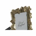 Cornice Portafoto DKD Home Decor Cristallo Dorato Resina Farfalle Shabby Chic (15,7 x 1,8 x 24,8 cm)