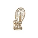 Chaise de jardin DKD Home Decor Blanc Marron Naturel 92 x 66 x 145 cm 86 x 51 x 145 cm 88 x 60 x 146 cm