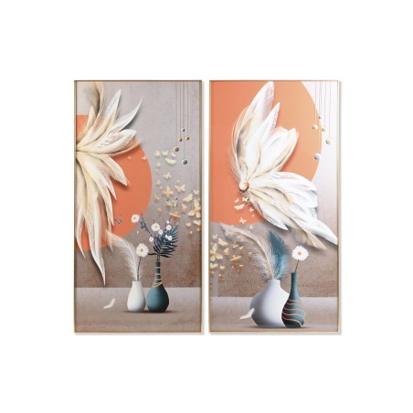 Cadre DKD Home Decor 80 x 3 x 160 cm Vase (2 Unités) Cadre DKD Home Decor 80 x 3 x 160 cm Vase (2 Unités)