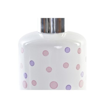 Conjunto de Banho DKD Home Decor Branco ABS Dolomite Com cumes 7 x 7 x 17,5 cm (2 Unidades)