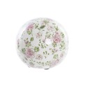 Deko-Kugel DKD Home Decor Blomster Steingut (12 x 12 x 12 cm)