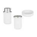 Bath Set Berilo 3318-1 White Plastic