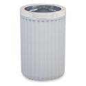 Bicchiere Berilo Grigio Plastica 7,5 x 11,5 x 7,5 cm Portaspazzolini da Denti